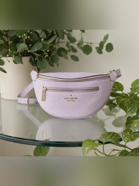 kate spade Handbags - Kate Spade NEW Pebble Leather In Lilac Moon Crossbody/Waist Belt Bag